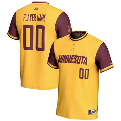 Youth GameDay Greats Gold Minnesota Golden Gophers NIL Pick-A-Player Lightweight Softball Jersey