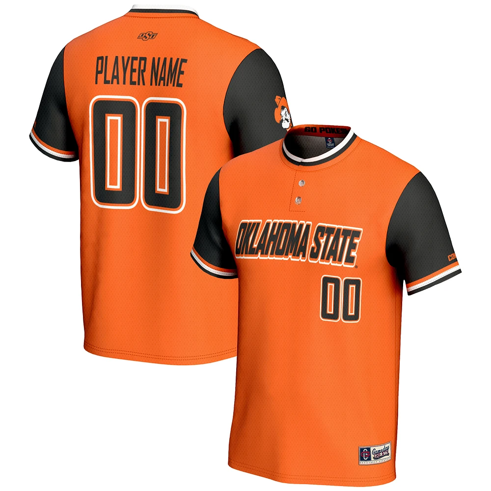 Youth GameDay Greats Oklahoma State Cowboys NIL Pick-A-Player Lightweight Softball Jersey
