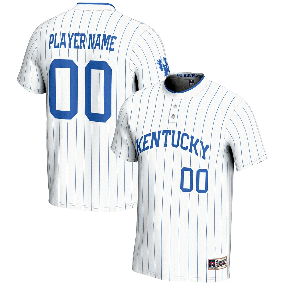 Unisex GameDay Greats White Kentucky Wildcats NIL Pick-A-Player Lightweight Softball Jersey