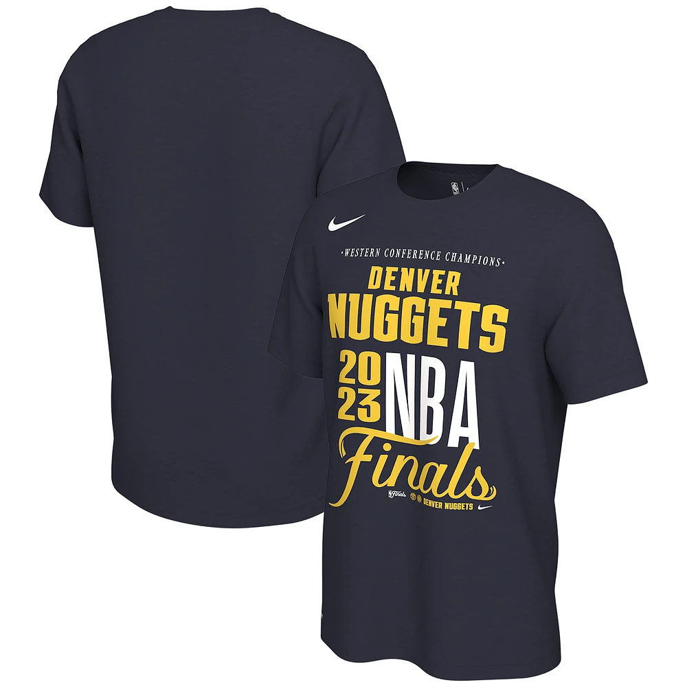 Unisex Nike Navy Denver Nuggets 2023 NBA Finals T-Shirt
