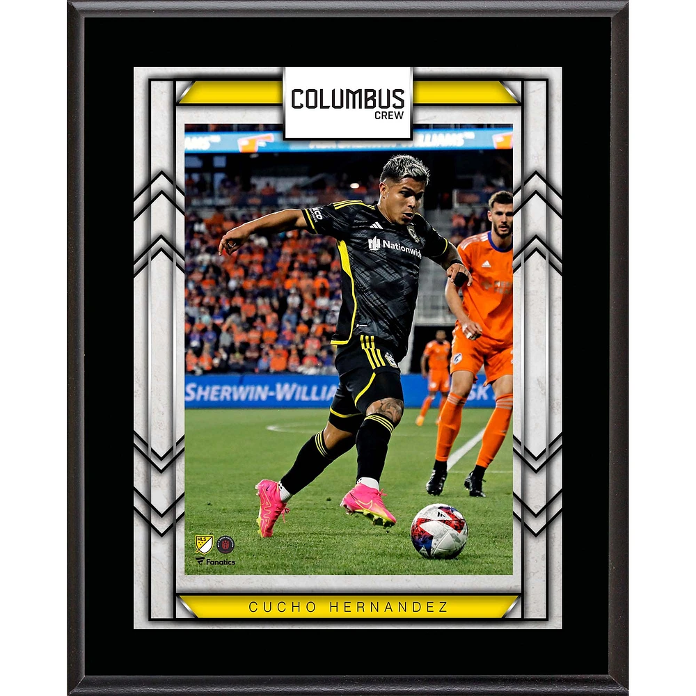 Cucho Hernández Columbus Crew 10.5" X 13" Sublimated Player Plaque