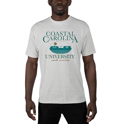 Men's Uscape Apparel Gray Coastal Carolina Chanticleers Sustainable Renew T-Shirt