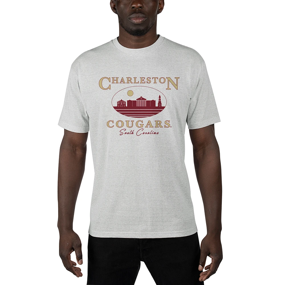 Men's Uscape Apparel Gray Charleston Cougars Sustainable Renew T-Shirt