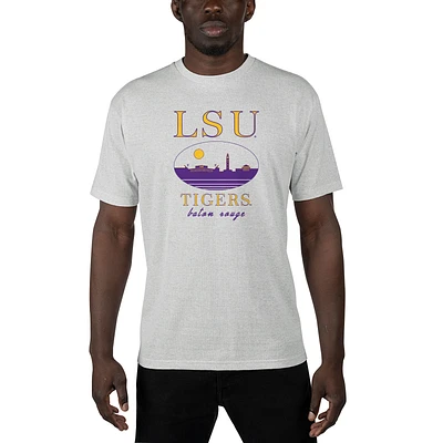 Men's Uscape Apparel Gray LSU Tigers Sustainable Renew T-Shirt