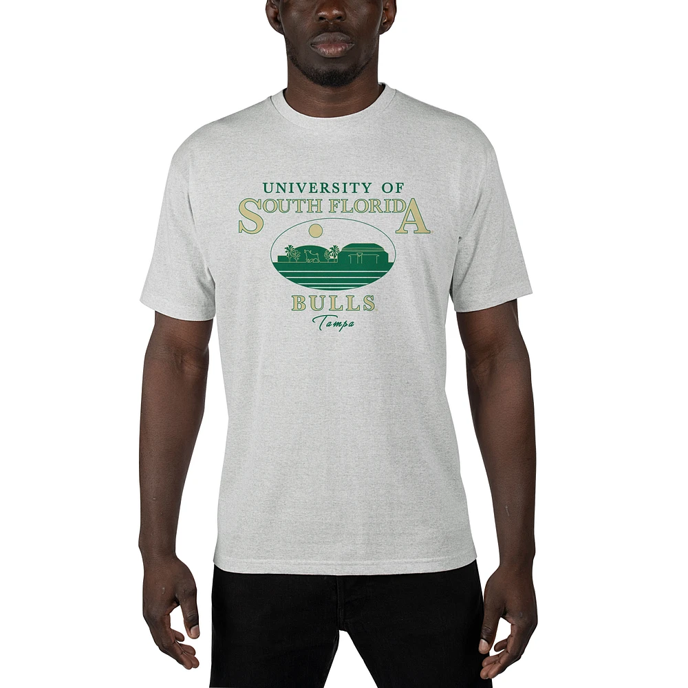 Men's Uscape Apparel Gray South Florida Bulls Sustainable Renew T-Shirt