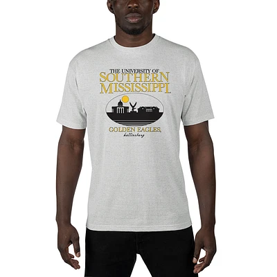 Men's Uscape Apparel Gray Southern Miss Golden Eagles Sustainable Renew T-Shirt