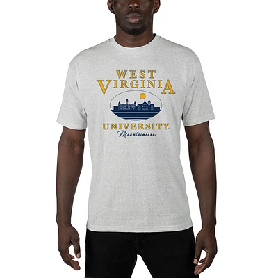 Men's Uscape Apparel Gray West Virginia Mountaineers Sustainable Renew T-Shirt