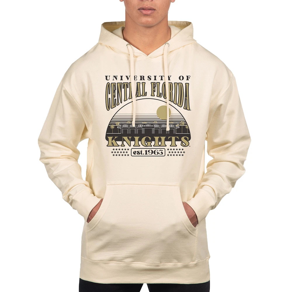 Men's Uscape Apparel Oatmeal UCF Knights Pullover Hoodie