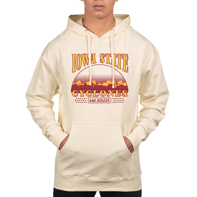 Men's Uscape Apparel Oatmeal Iowa State Cyclones Pullover Hoodie