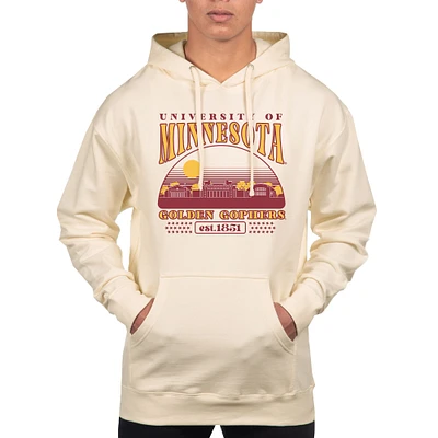 Men's Uscape Apparel Oatmeal Minnesota Golden Gophers Pullover Hoodie