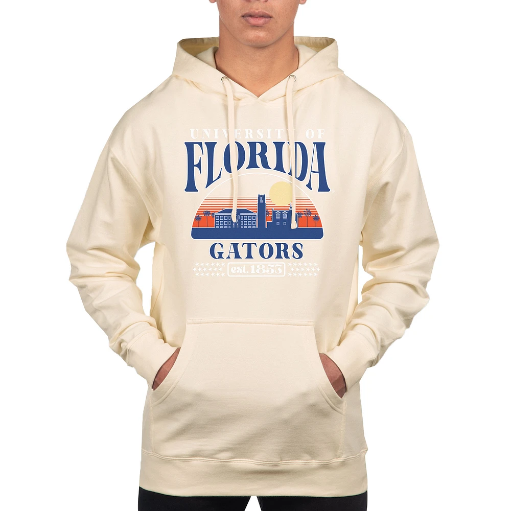 Men's Uscape Apparel Oatmeal Florida Gators Pullover Hoodie
