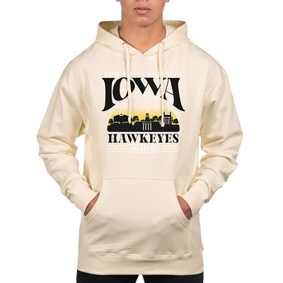 Men's Uscape Apparel Oatmeal Iowa Hawkeyes Pullover Hoodie