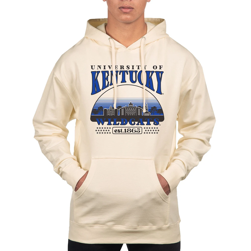 Men's Uscape Apparel Oatmeal Kentucky Wildcats Pullover Hoodie