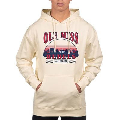 Men's Uscape Apparel Oatmeal Ole Miss Rebels Pullover Hoodie