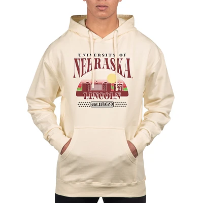 Men's Uscape Apparel Oatmeal Nebraska Huskers Pullover Hoodie