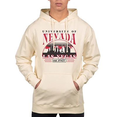 Men's Uscape Apparel Oatmeal UNLV Rebels Pullover Hoodie
