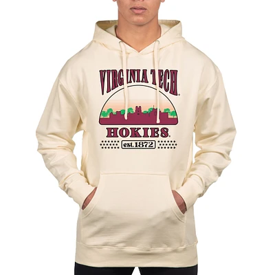 Men's Uscape Apparel Oatmeal Virginia Tech Hokies Pullover Hoodie