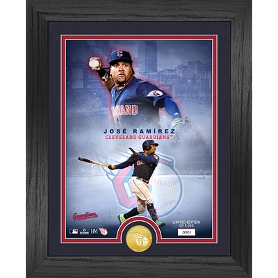 Highland Mint Jose Ramirez Cleveland Guardians 13" x 16" Bronze Coin Photo Mint