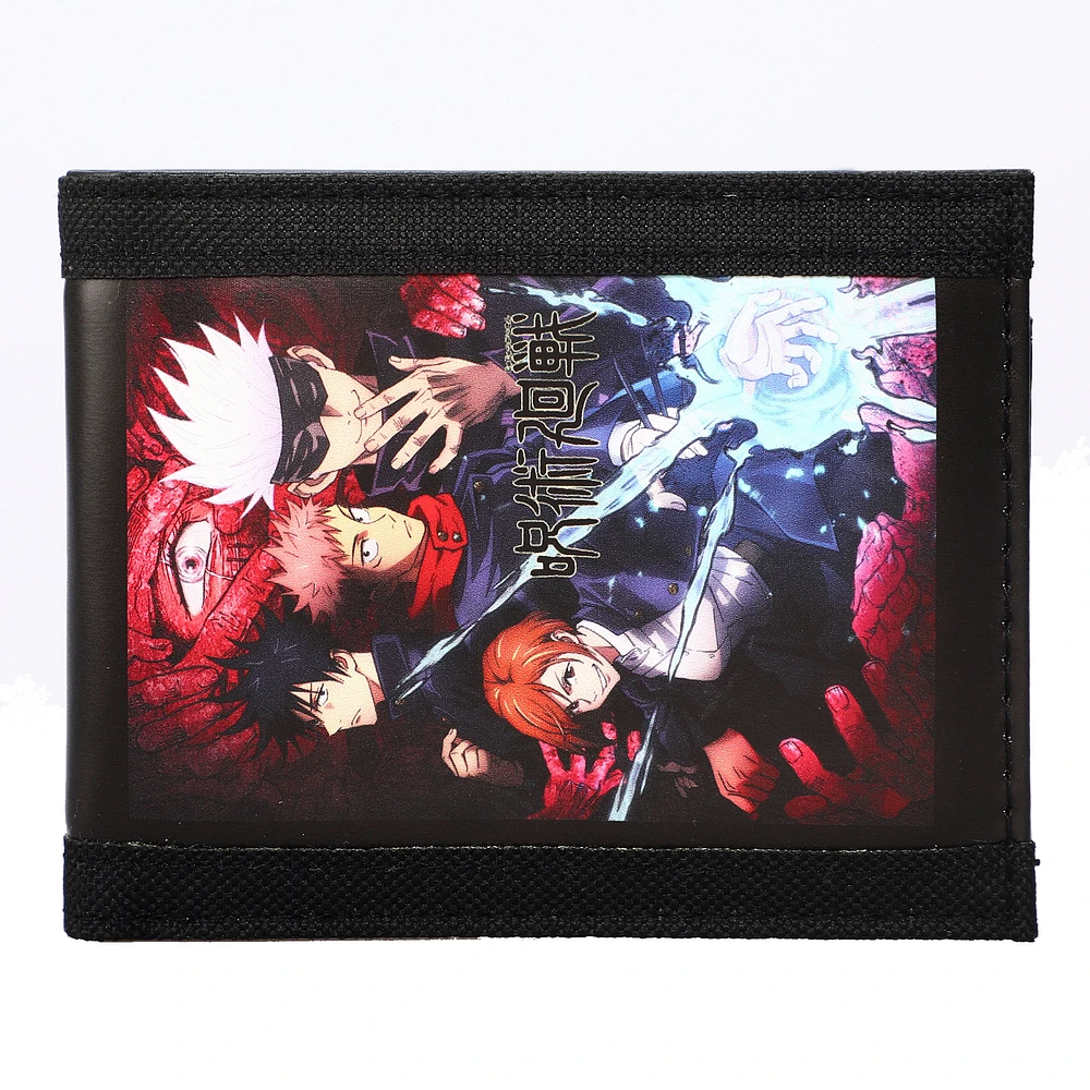 Men's Jujutsu Kaisen Digital Print Bi-fold Wallet
