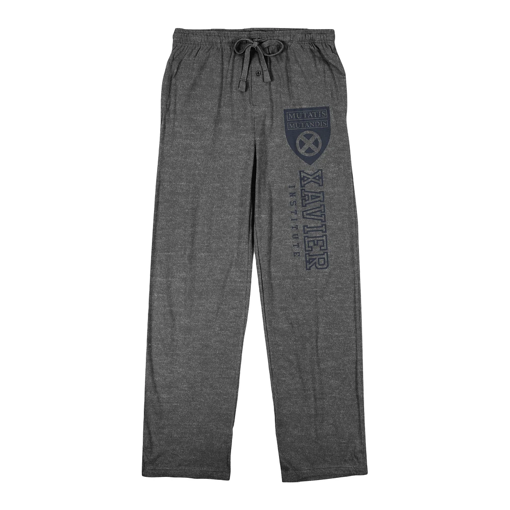 Men's Heather Gray X-Men Xavier Institute Sleep Pants