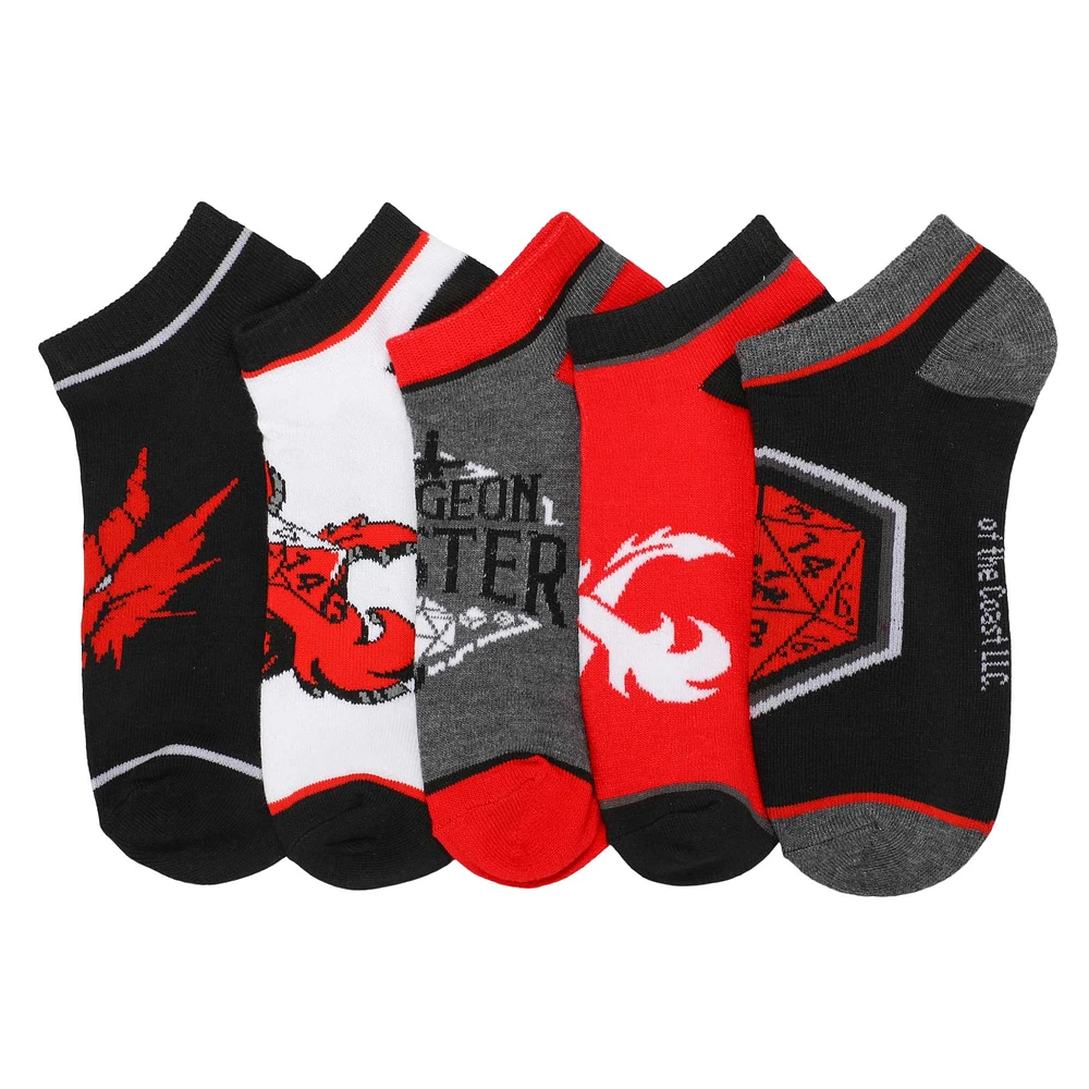 Women's Dungeons & Dragons Five-Pack Ankle Sock Set
