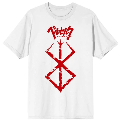 Unisex White Berserk Logo T-Shirt