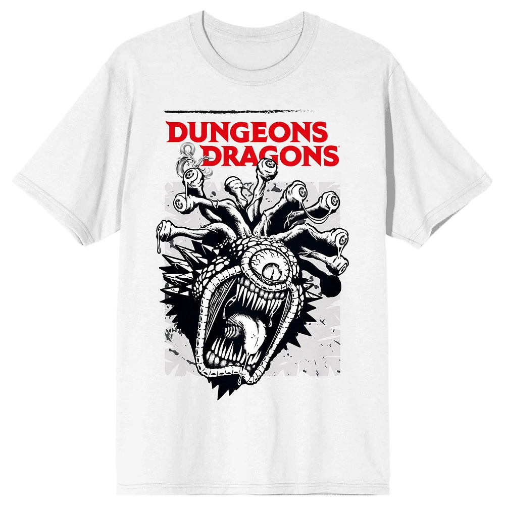 Unisex White Dungeons & Dragons Beholder T-Shirt