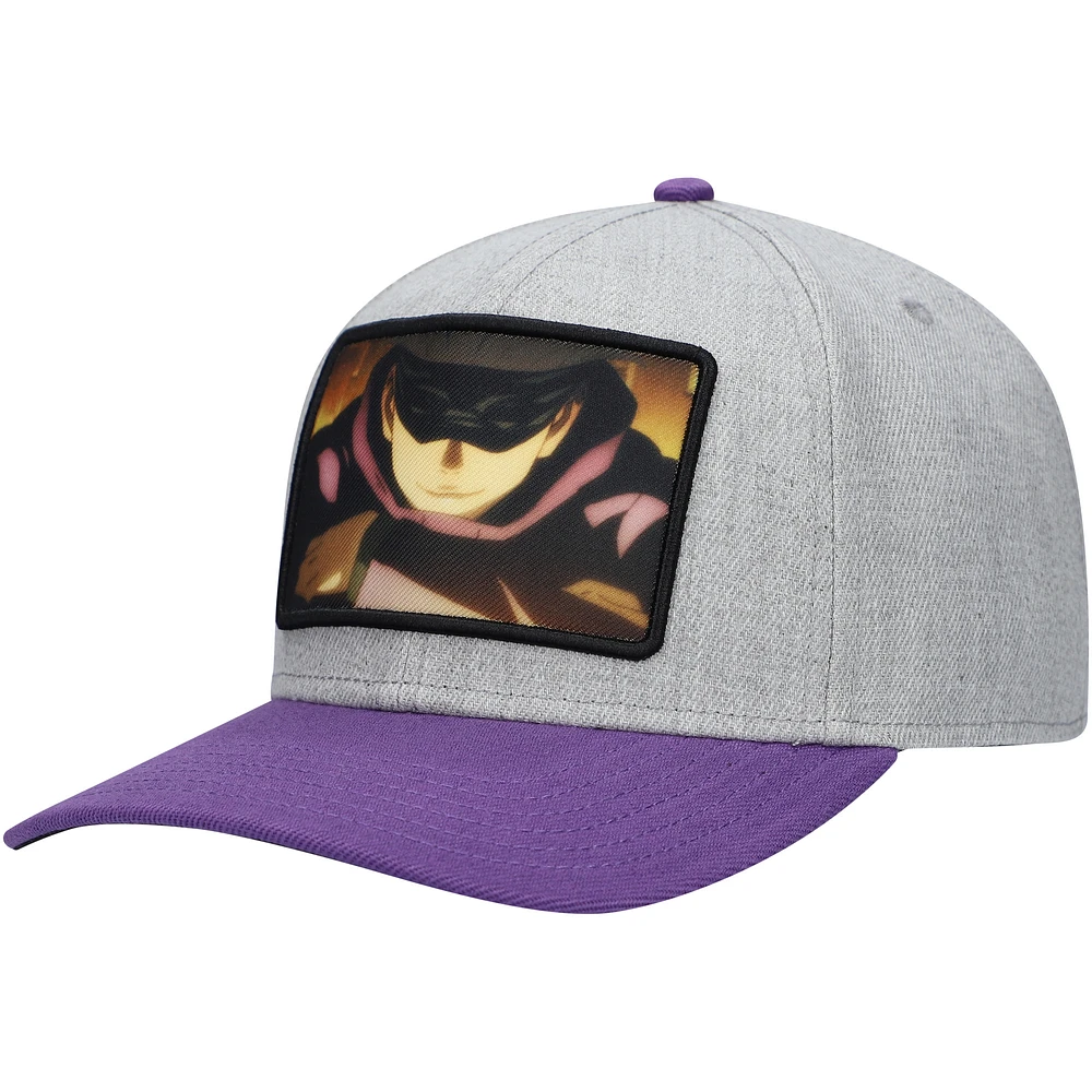 Men's Gray Jujutsu Kaisen Satoru Gojo Sublimated Patch Adjustable Hat