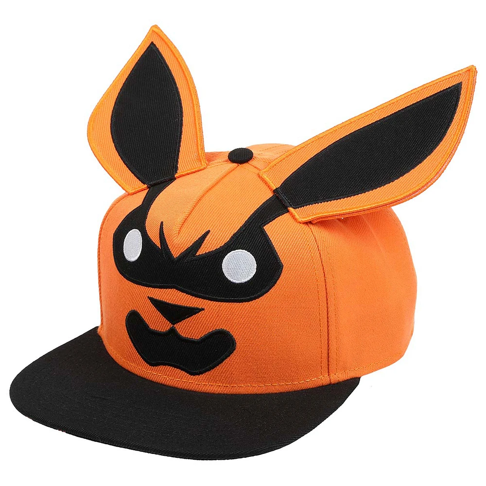 Unisex Orange Naruto Shippuden Kurama Big Face Snapback Hat