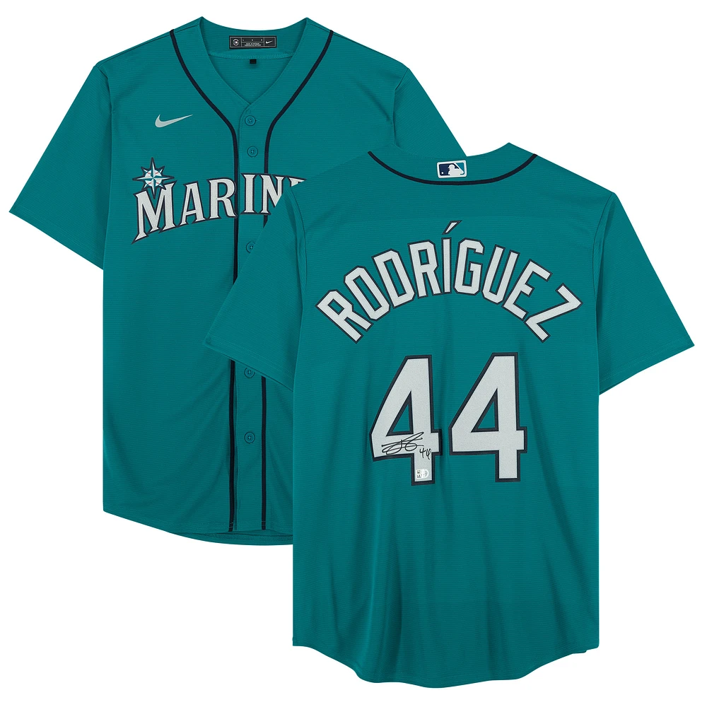 Julio Rodriguez Seattle Mariners Autographed Green Nike Replica Jersey