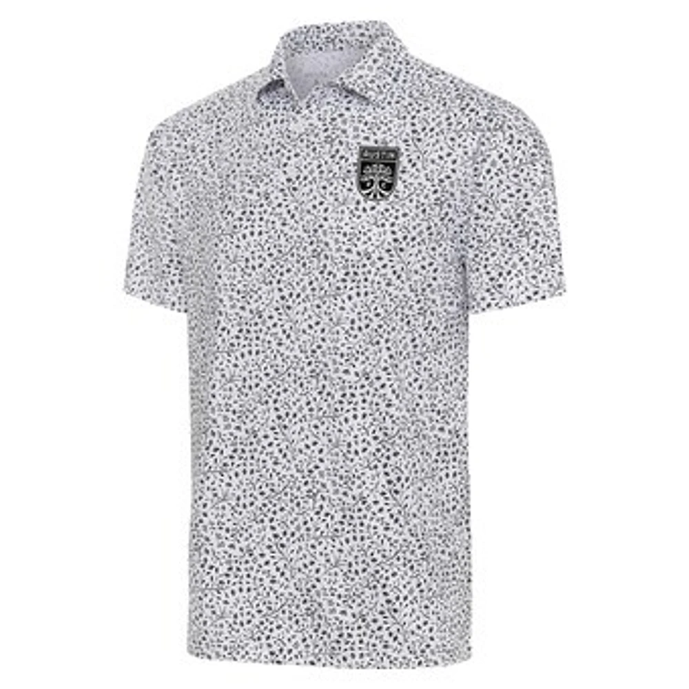 Men's Antigua White Austin FC Motion Polo