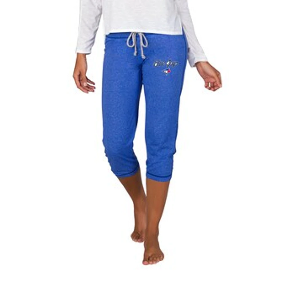 Women's Concepts Sport Royal Toronto Blue Jays Quest Knit Capri Pants