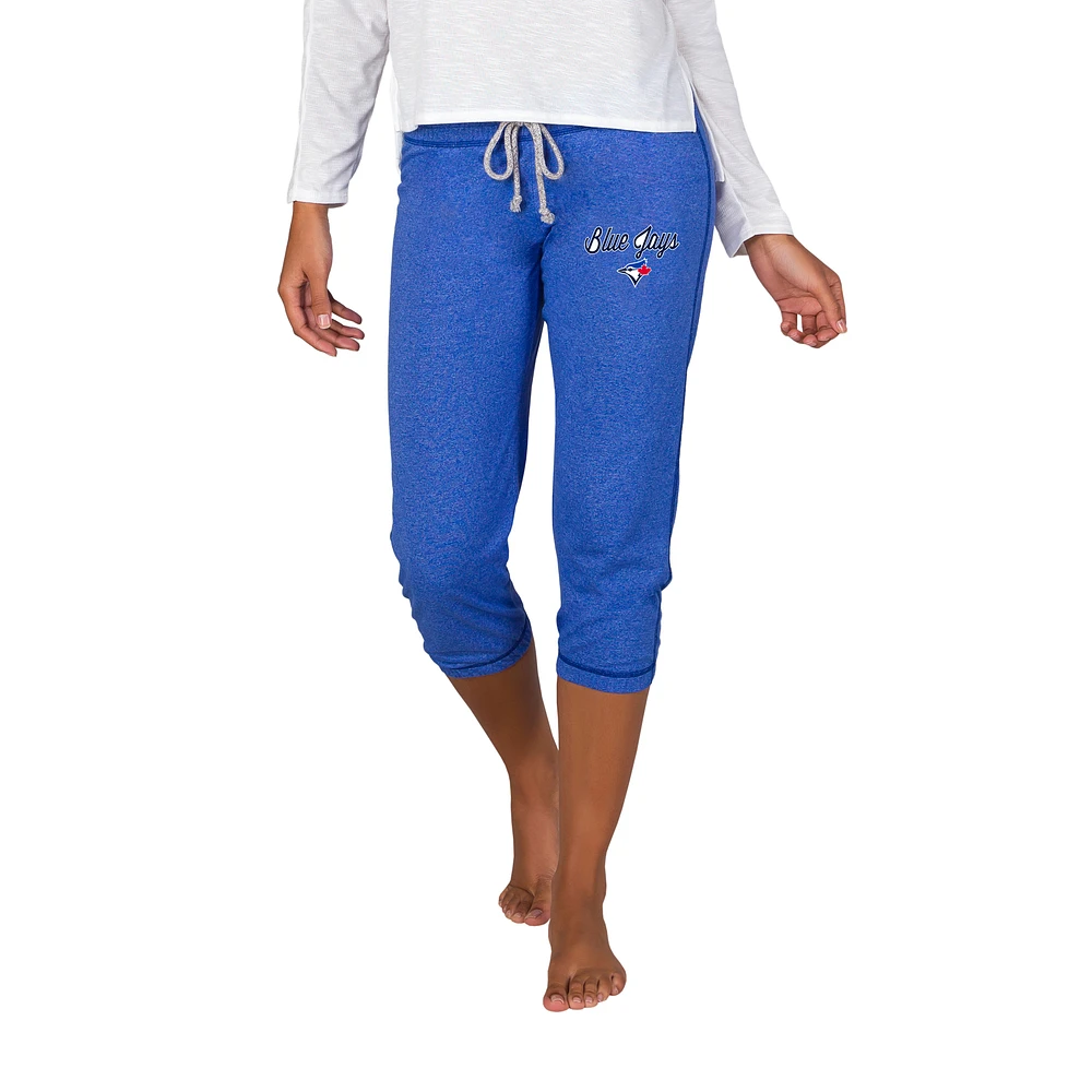 Women's Concepts Sport Royal Toronto Blue Jays Quest Knit Capri Pants