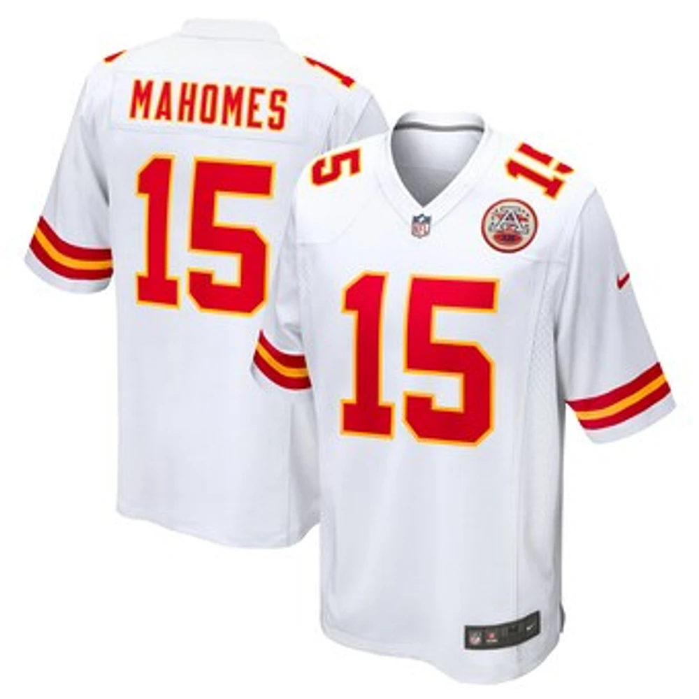 Men's Nike Patrick Mahomes White Kansas City Chiefs Game Jersey