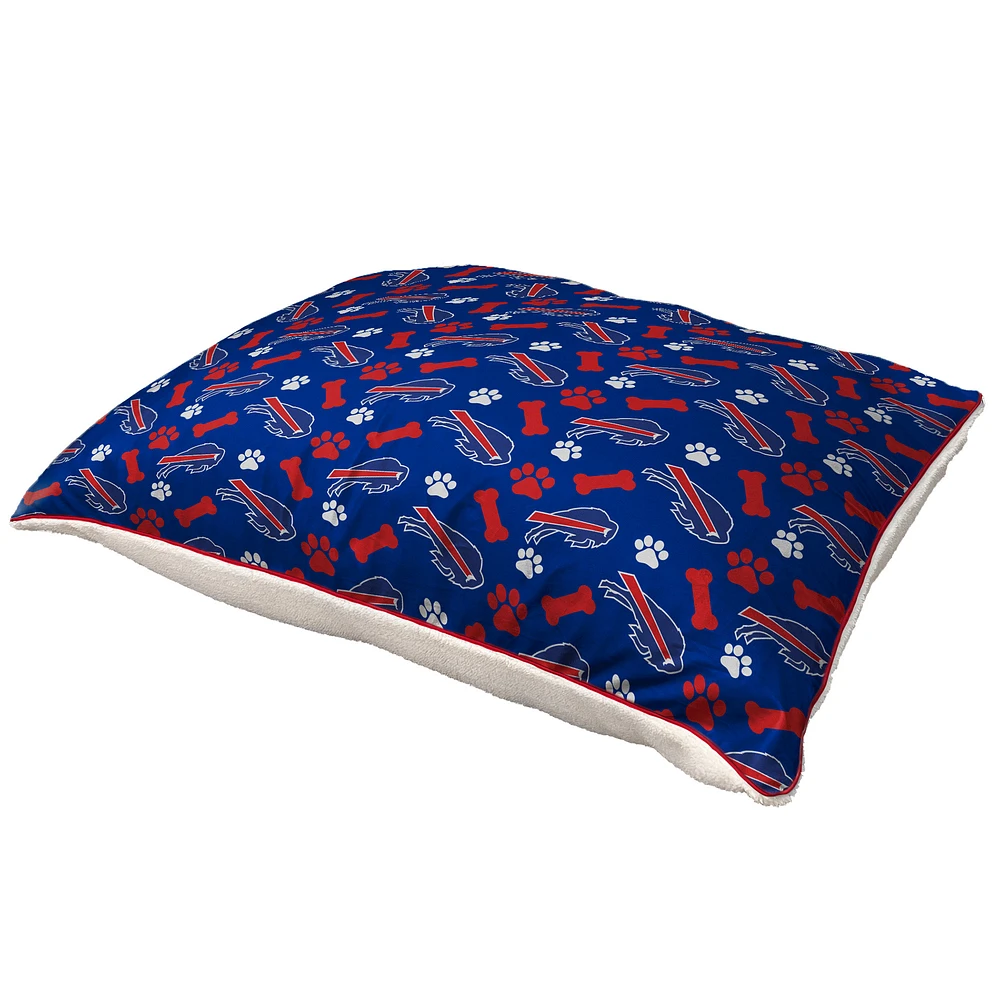 Pegasus Buffalo Bills 35" x 44" Bones Sherpa Pet Bed