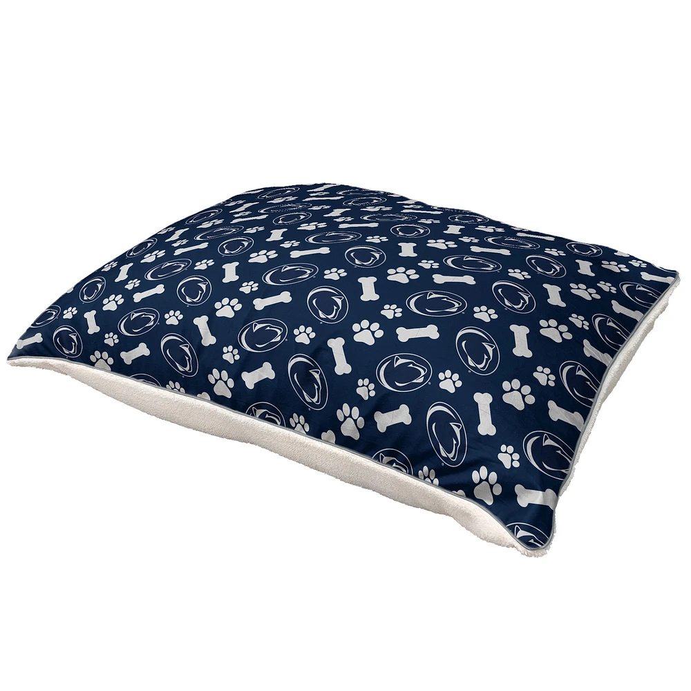 Pegasus Penn State Nittany Lions 35" x 44" Bones Sherpa Pet Bed