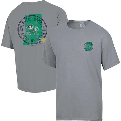 Men's Comfort Wash Graphite Notre Dame Fighting Irish STATEment T-Shirt