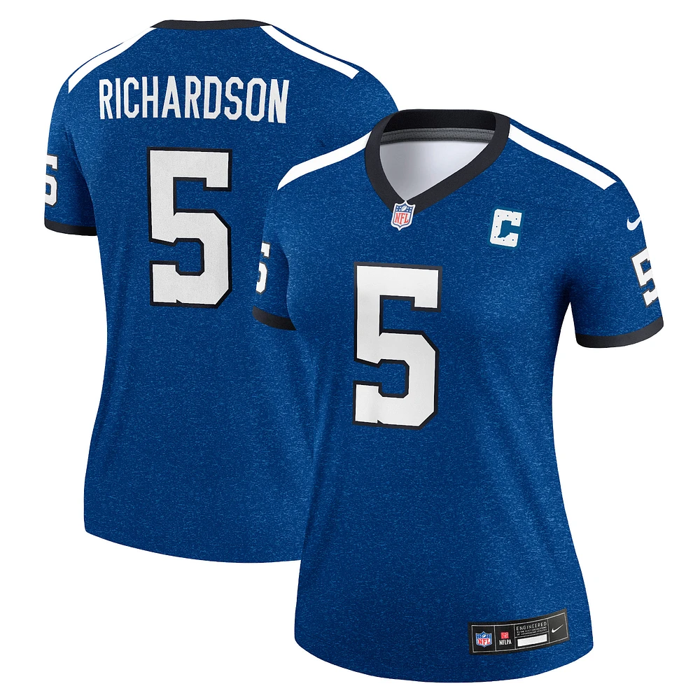 Women's Nike Anthony Richardson Royal Indianapolis Colts Alternate Legend Player Performance Top