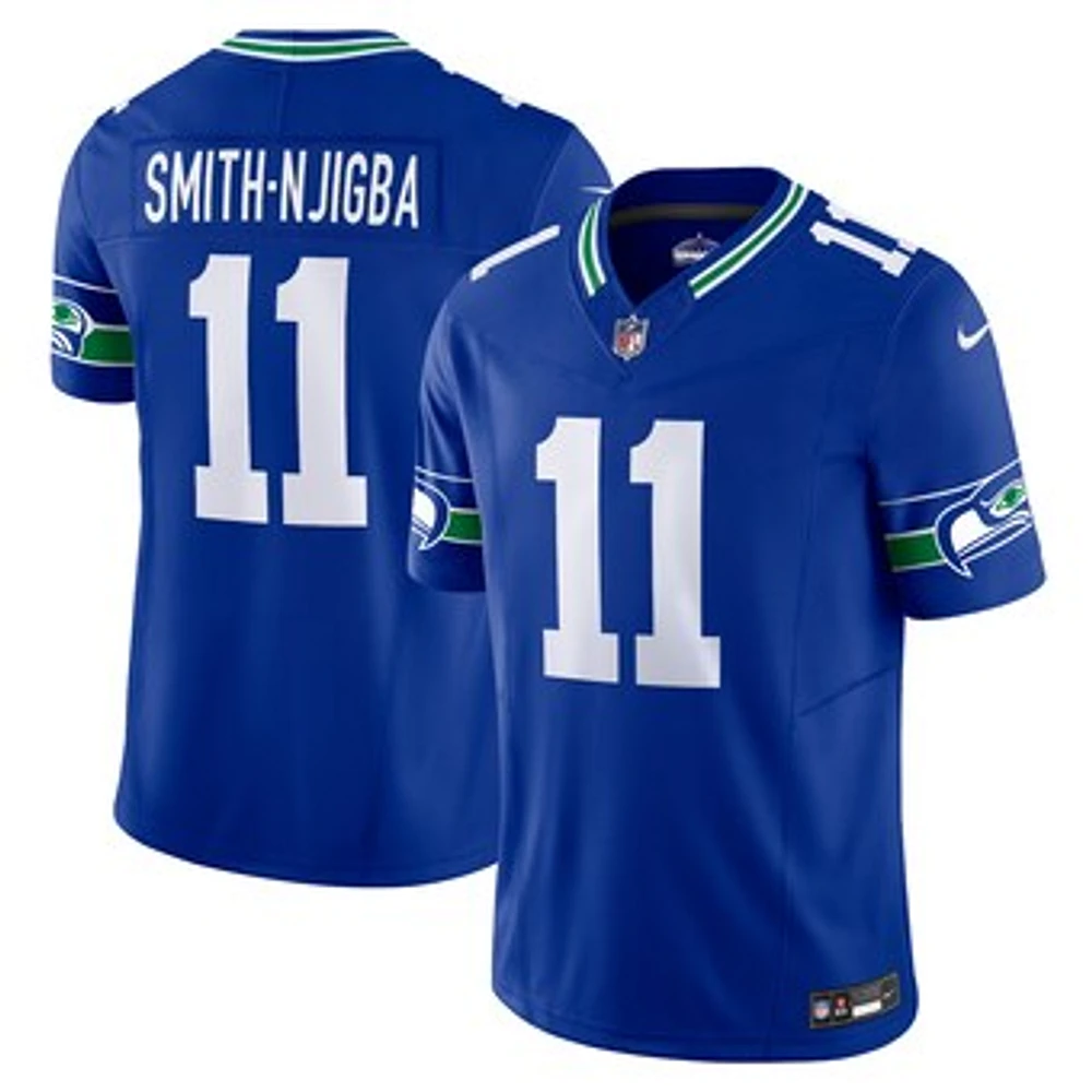 Men's Nike Jaxon Smith-Njigba Royal Seattle Seahawks Alternate Vapor F.U.S.E. Limited Jersey
