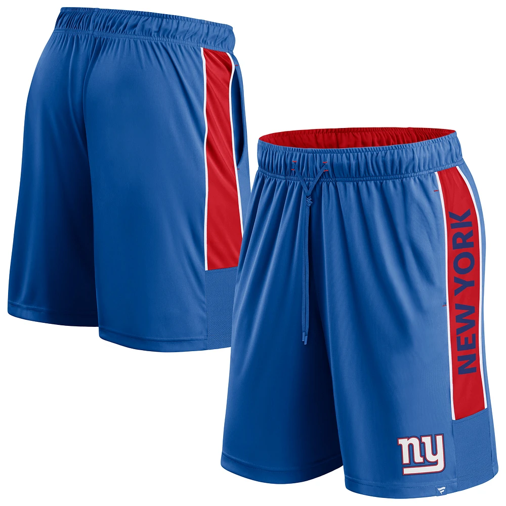 Men's Fanatics Royal New York Giants Win The Match Shorts