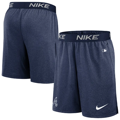 Men's Nike Navy Atlanta Braves Authentic Collection Practice Performance Shorts