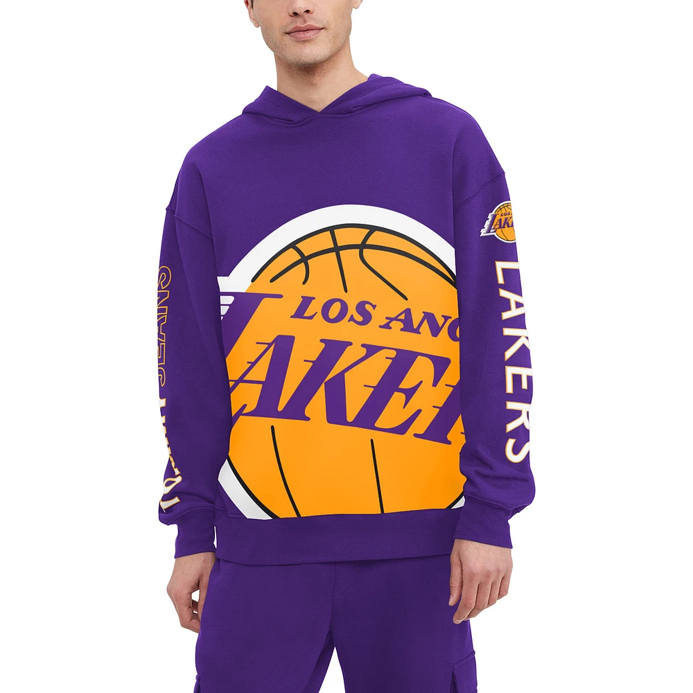 Men's Tommy Jeans Purple Los Angeles Lakers Kenny Pullover Hoodie