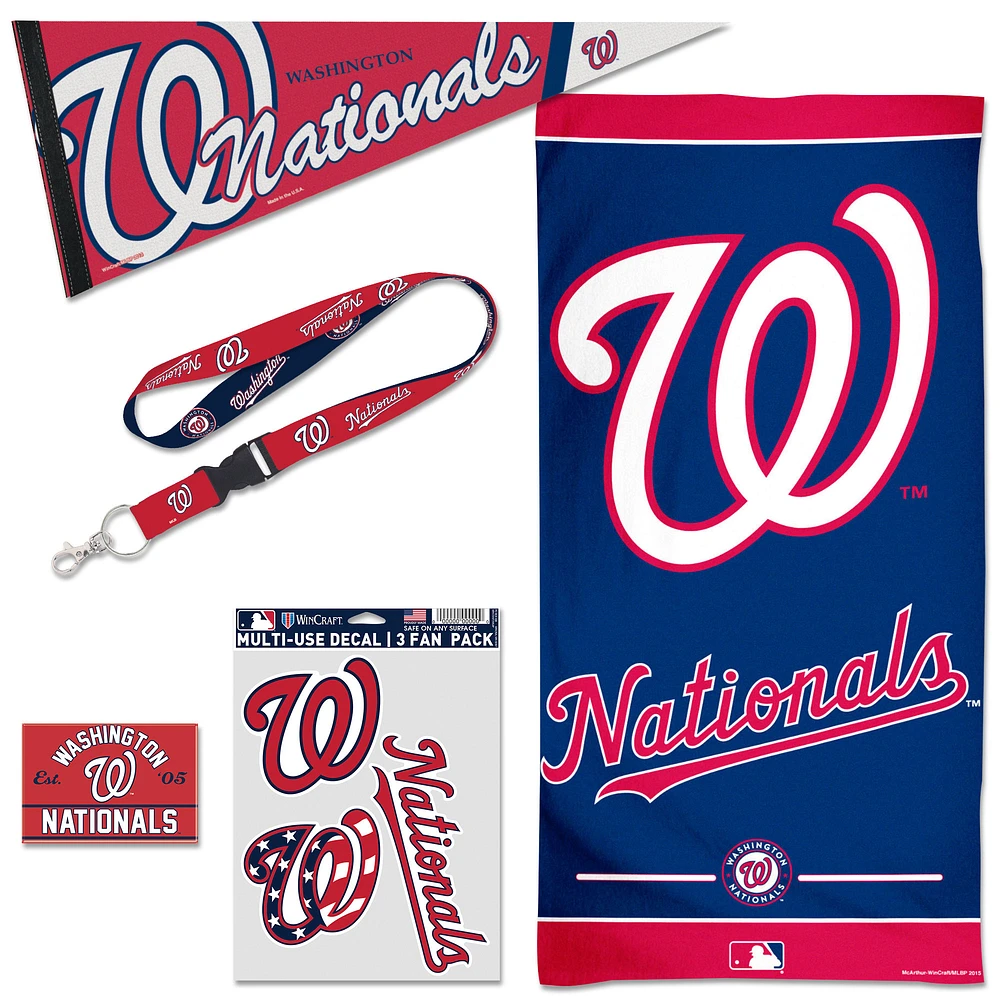 WinCraft Washington Nationals House Fan Accessories Pack