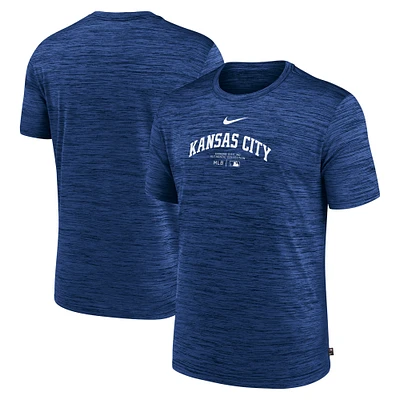 Men's Nike Royal Kansas City Royals Authentic Collection Velocity Performance Practice T-Shirt
