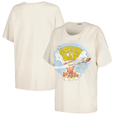 Women's Daydreamer White Green Day Dookie Merch T-Shirt