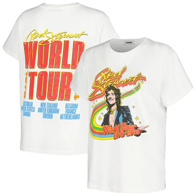 Women's Daydreamer White Rod Stewart 1978/79 World Tour Graphic T-Shirt