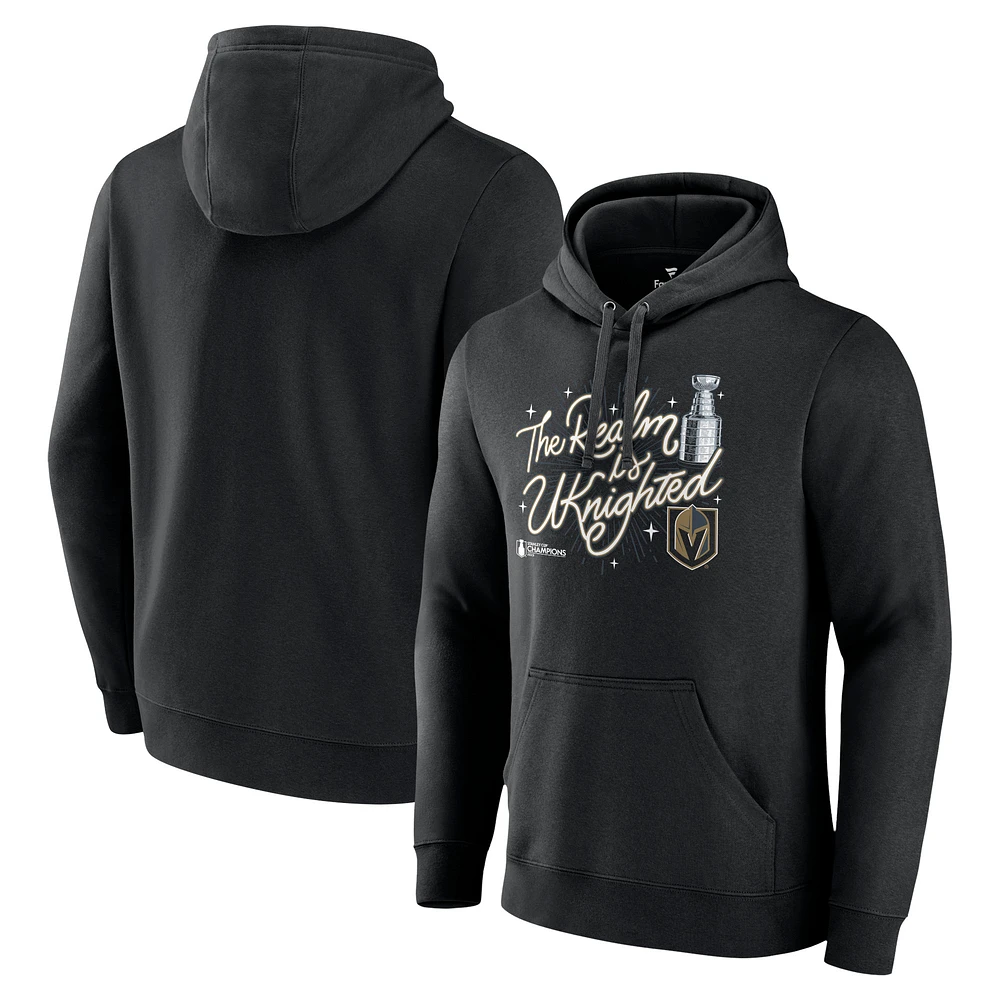 Men's Fanatics Black Vegas Golden Knights 2023 Stanley Cup Champions Celebration Pullover Hoodie