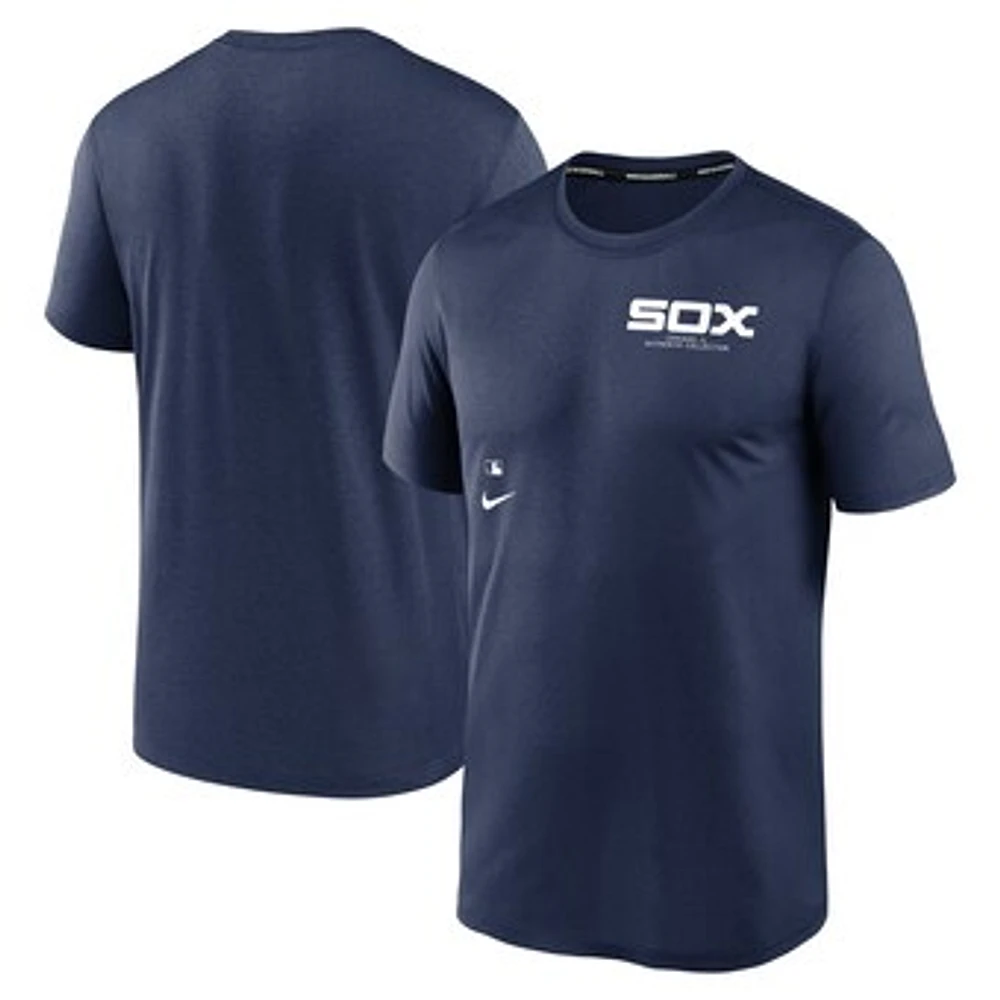Men's Nike Navy Chicago White Sox Authentic Collection Early Work Tri-Blend Performance T-Shirt