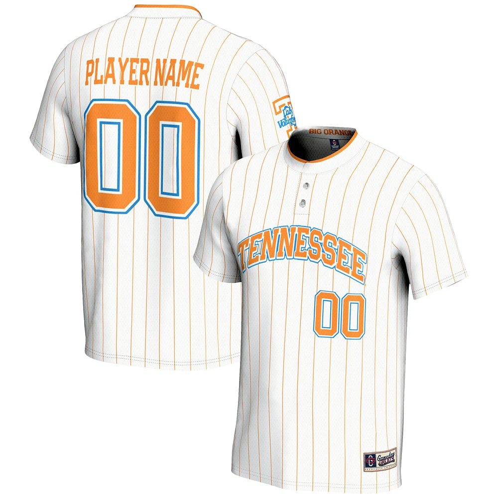 Youth GameDay Greats White Tennessee Volunteers NIL Pick-A-Player Lightweight Softball Jersey