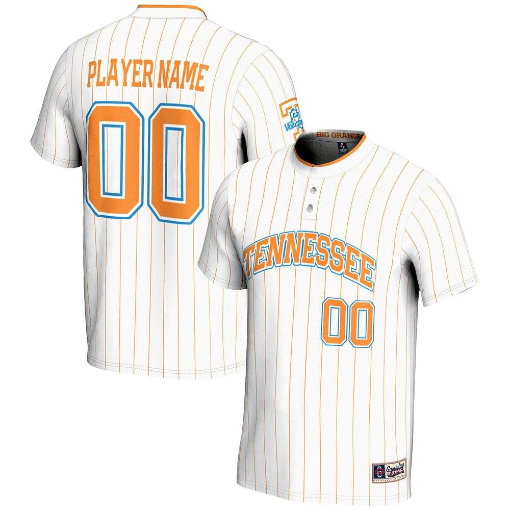 Unisex GameDay Greats White Tennessee Volunteers NIL Pick-A-Player Lightweight Softball Jersey